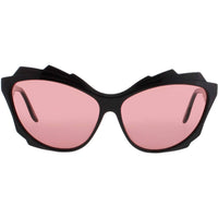 Andy Wolf Women's Sunglasses - Black Acetate Cat Eye Full Rim Frame | SLOANE SUN COL A ,