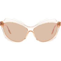 Andy Wolf Women's Sunglasses - Coral Acetate Cat Eye Full Rim Frame | SLOANE SUN COL D ,