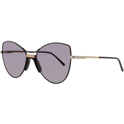 Andy Wolf Women's Sunglasses - Black/Gold Cat Eye Full Rim Frame | NIMAH SUN COL A ,