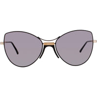 Andy Wolf Women's Sunglasses - Black/Gold Cat Eye Full Rim Frame | NIMAH SUN COL A ,