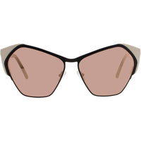 Andy Wolf Women's Sunglasses - White/Black Cat Eye Full Rim Frame | POWER SUN COL D ,