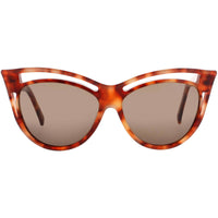 Andy Wolf Women's Sunglasses - Havana Acetate Full Rim Frame | FELICITY SUN COL B ,