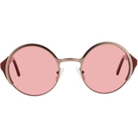 Andy Wolf Women's Sunglasses - Matte Rose Gold Round Shape Frame | HUMBLE SUN COL E ,