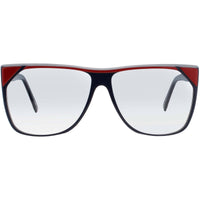 Andy Wolf Women's Sunglasses - Navy/Red Acetate Full Rim Frame | JENNA J SUN COL D ,