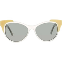 Andy Wolf Women's Sunglasses - Green/Yellow Acetate Cat Eye Frame | BEAUTY SUN COL F ,