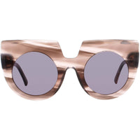 Andy Wolf Women's Sunglasses - Pink/Havana Acetate Full Rim Frame | DAPHNE SUN COL D ,