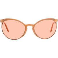 Andy Wolf Women's Sunglasses - Gold/Coral Cat Eye Full Rim Frame | DINAH SUN COL E ,
