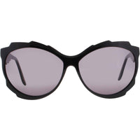 Andy Wolf Women's Sunglasses - Black Acetate Cat Eye Shape Frame | ABIGAIL SUN COL A ,