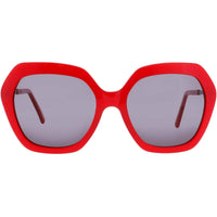 Andy Wolf Women's Sunglasses - Red Geometric Full Rim Frame | ANNABELLE SUN COL D ,