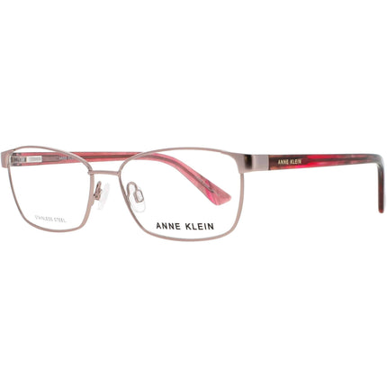Anne Klein Men's Eyeglasses - Rose Gold Metal Rectangular Shape Frame | AK5075 780 ,