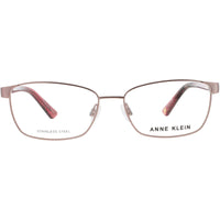 Anne Klein Men's Eyeglasses - Rose Gold Metal Rectangular Shape Frame | AK5075 780 ,