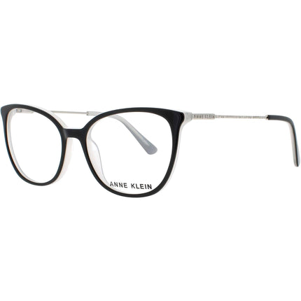 Anne Klein Women's Eyeglasses - Black Plastic Cat Eye Full Rim Frame | AK5098 001 ,
