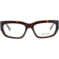 Balenciaga Men's Eyeglasses - Brown Acetate Rectangular Full Rim Frame | BB0334O 002 ,