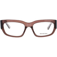 Balenciaga Men's Eyeglasses - Brown Acetate Rectangular Full Rim Frame | BB0334O 005 ,