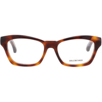 Balenciaga Unisex Eyeglasses - Brown Acetate Rectangular Shape Frame | BB0242O 006 ,