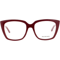 Balenciaga Women's Eyeglasses - Red Acetate Cat Eye Shape Full Rim Frame | BB0062O 008 ,