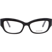 Balenciaga Women's Eyeglasses - Black Acetate Square Full Rim Frame | BB0399O 001 ,