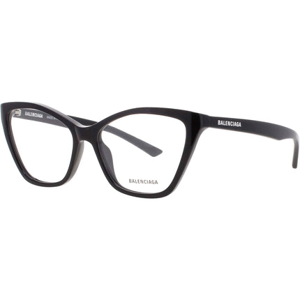 Balenciaga Women's Eyeglasses - Black Acetate Cat Eye Full Rim Frame | BB0405O 001 ,