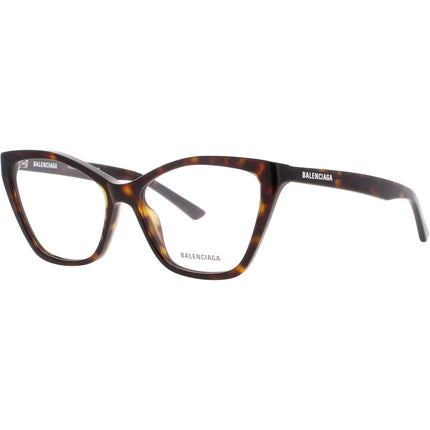 Balenciaga Women's Eyeglasses - Brown Acetate Cat Eye Full Rim Frame | BB0405O 002 ,