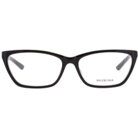 Balenciaga Women's Eyeglasses - Black Acetate Rectangular Shape Frame | BB0406O 001 ,