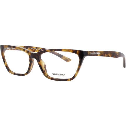 Balenciaga Women's Eyeglasses - Brown Acetate Rectangular Shape Frame | BB0406O 003 ,