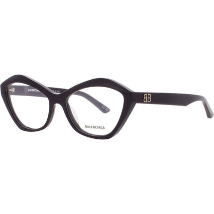 Balenciaga Women's Eyeglasses - Violet Acetate Cat Eye Full Rim Frame | BB0341O 003 ,