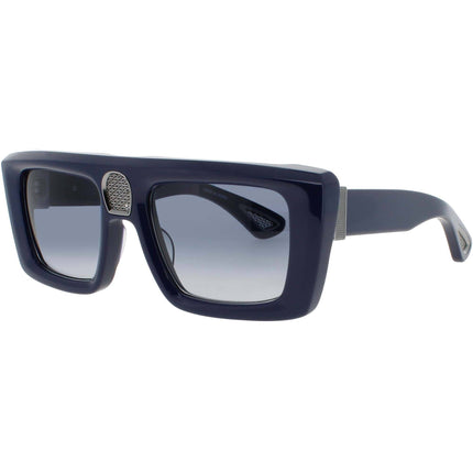 Bugatti Men's Sunglasses - Royal Blue Acetate Square Shape Full Rim Frame | 02 DK.BLUE ,