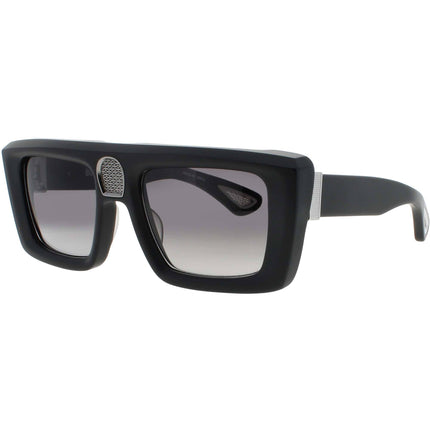 Bugatti Men's Sunglasses - Matte Black Acetate Square Shape Full Rim Frame | 02 MBK ,