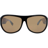 Bugatti Men's Sunglasses - Black Acetate Oversized Shape Full Rim Frame | 43B BK ,