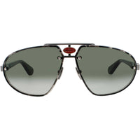 Bugatti Men's Sunglasses - Black Tortoise/Gunmetal Metal Full Rim Frame | 10 BKTT/GM ,