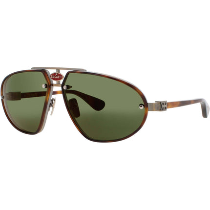 Bugatti Men's Sunglasses - Demi-Blonde Tortoise/Antique Gold Full Rim | 10 DBT/AG ,