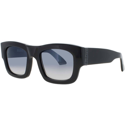 Bugatti Unisex Sunglasses - Grey Acetate Square Shape Full Rim Frame | 48M GRY ,