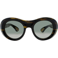 Bugatti Women's Sunglasses - Dark Tortoise Acetate Oval Shape Full Rim Frame | 03 DT ,