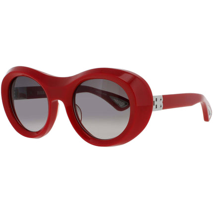 Bugatti Women's Sunglasses - Red Acetate Oval Shape Full Rim Frame | 03 RD ,