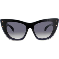 Bugatti Women's Sunglasses - Black Acetate Cat Eye Shape Full Rim Frame | 48L BK ,