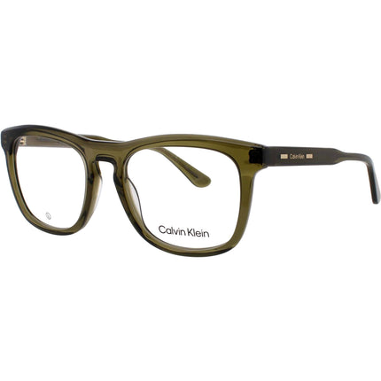 Calvin Klein Men's Eyeglasses - Khaki Acetate Rectangular Shape Frame | CK24515 330 ,
