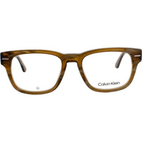 Calvin Klein Men's Eyeglasses - Striped Brown Acetate Full Rim Frame | CK24521 231 ,