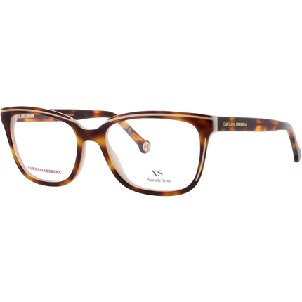 Carolina Herrera Women's Eyeglasses - Havana/White Rectangular Frame | HER 0170 C9K ,