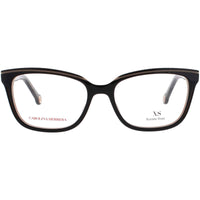 Carolina Herrera Women's Eyeglasses - Black/Nude Rectangular Frame | HER 0170 KDX ,