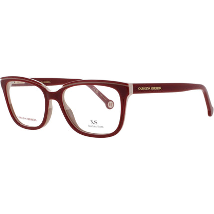 Carolina Herrera Women's Eyeglasses - Burgundy/Beige Acetate Frame | HER 0170 R9S ,