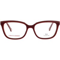 Carolina Herrera Women's Eyeglasses - Burgundy/Beige Acetate Frame | HER 0170 R9S ,