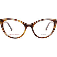 Carolina Herrera Women's Eyeglasses - Havana/White Cat Eye Shape Frame | HER 0171 C9K ,