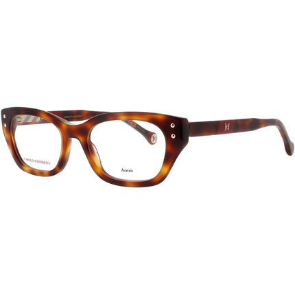 Carolina Herrera Women's Eyeglasses - Havana/Red Rectangular Frame | HER 0192 O63 ,