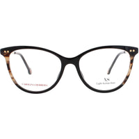 Carolina Herrera Women's Eyeglasses - Black/Havana Cat Eye Shape Frame | HER 0210 WR7 ,