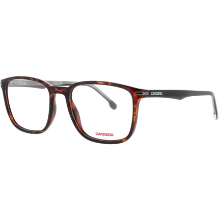 Carrera Men's Eyeglasses - Havana Plastic Full Rim Rectangular Shape Frame | 292 86 ,