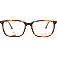 Carrera Unisex Eyeglasses - Brown Horn Acetate Full Rim Rectangular Frame | 254 EX4 ,