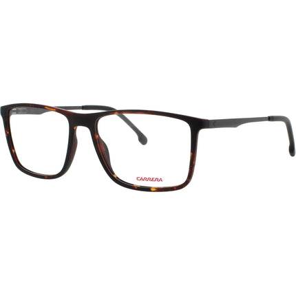 Carrera Unisex Eyeglasses - Matte Havana Acetate Full Rim Rectangular Frame | 8881 N9P ,