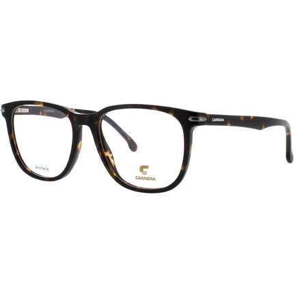 Carrera Unisex Eyeglasses - Havana Plastic Full Rim Rectangular Shape Frame | 308 086 ,