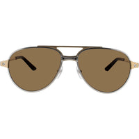 Cartier Men's Sunglasses - Silver Metal Full Rim Aviator Shape Frame | CT0476S 008 ,