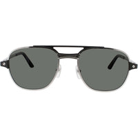 Cartier Men's Sunglasses - Black Metal Full Rim Pilot Gray Lens Frame | CT0477S 001 ,